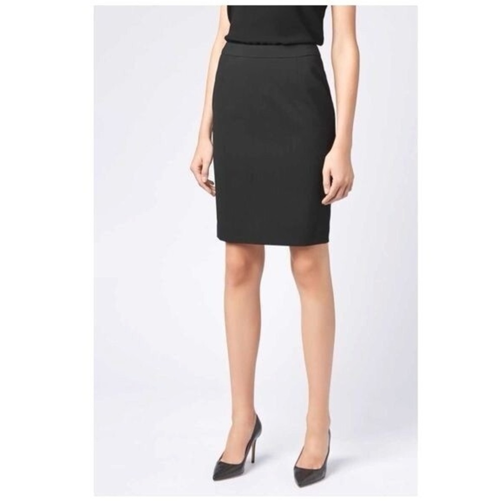 Hugo Boss Veresa Wool Pencil Skirt